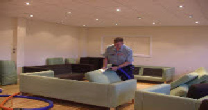 uppholstery cleaning in conference centre
